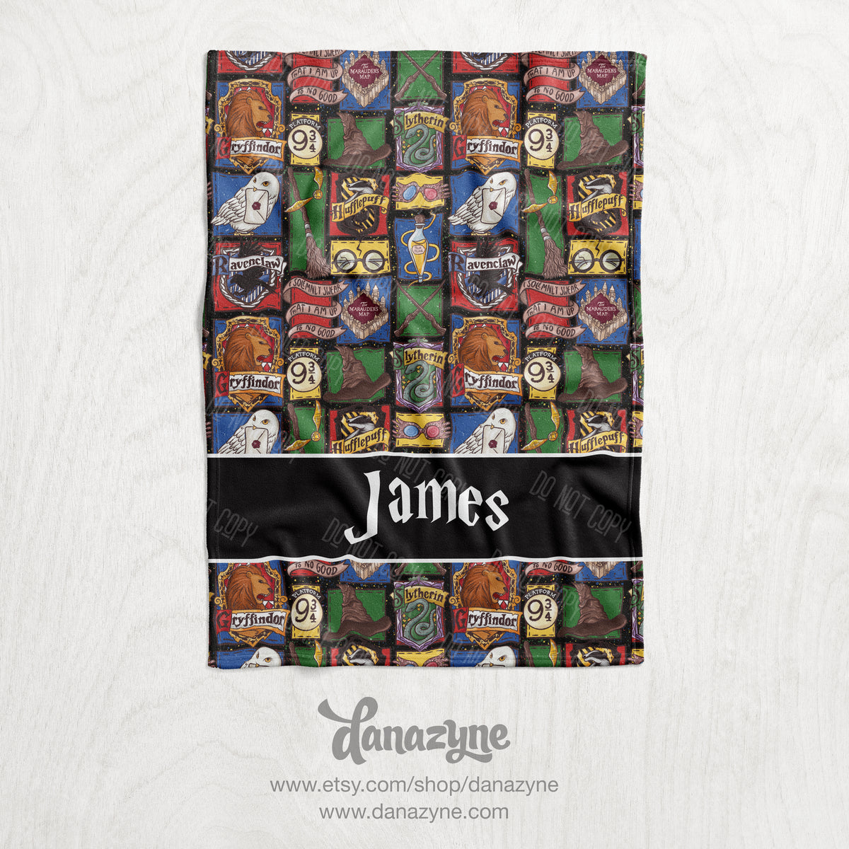 Personalised harry potter blanket hotsell