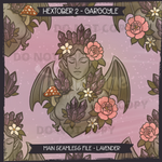 Hextober #2 GARGOYLE Seamless Files & Matching PNGs