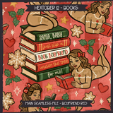 Hextober #12 BOOKS Seamless Files + Matching PNGs