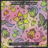 Hextober #4 BELLADONNA Seamless Files & Matching PNGs
