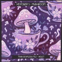 Hextober #5 MUSHROOM Seamless Files & Matching PNGs