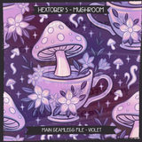 Hextober #5 MUSHROOM Seamless Files & Matching PNGs