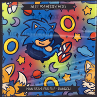 Sleepy Hedgehog Seamless File