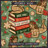 Hextober #12 BOOKS Seamless Files + Matching PNGs