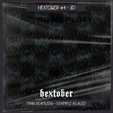 Hextober #4 3D Seamless File + Matching PNGs