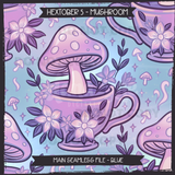 Hextober #5 MUSHROOM Seamless Files & Matching PNGs