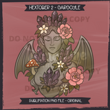 Hextober #2 GARGOYLE Seamless Files & Matching PNGs