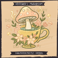 Hextober #5 MUSHROOM Seamless Files & Matching PNGs