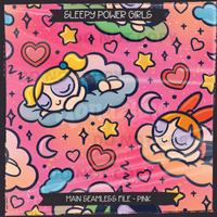 Sleepy Power Girls Seamless File