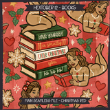 Hextober #12 BOOKS Seamless Files + Matching PNGs