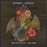 Hextober #2 GARGOYLE Seamless Files & Matching PNGs