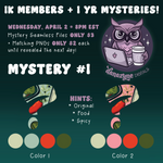 1k / 1 Year Celebration Mystery Seamless Files + Matching PNGs