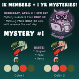 1k / 1 Year Celebration Mystery Seamless Files + Matching PNGs