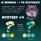 1k / 1 Year Celebration Mystery Seamless Files + Matching PNGs
