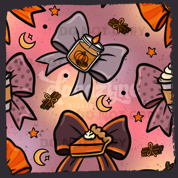 Basic Fall Bows MASHUP Seamless File