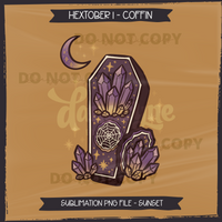 Hextober #1 COFFIN Seamless Files & Matching PNGs