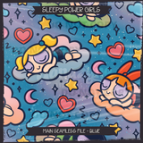 Sleepy Power Girls Seamless File