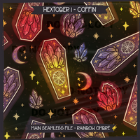 Hextober #1 COFFIN Seamless Files & Matching PNGs