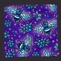 INDIGO Blueberry Bees - Color Challenge Seamless File