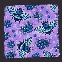 INDIGO Blueberry Bees - Color Challenge Seamless File