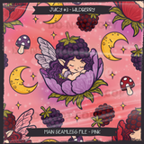 JUICY #3 WILDBERRY Seamless Files + Matching PNGs