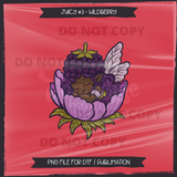 JUICY #3 WILDBERRY Seamless Files + Matching PNGs