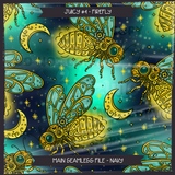 JUICY #4 FIREFLY Seamless Files + Matching PNGs