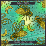 JUICY #4 FIREFLY Seamless Files + Matching PNGs