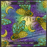 JUICY #4 FIREFLY Seamless Files + Matching PNGs