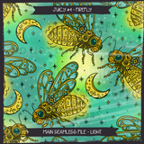JUICY #4 FIREFLY Seamless Files + Matching PNGs