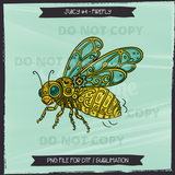 JUICY #4 FIREFLY Seamless Files + Matching PNGs