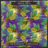 JUICY #4 FIREFLY Seamless Files + Matching PNGs
