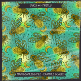 JUICY #4 FIREFLY Seamless Files + Matching PNGs