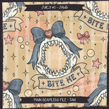 JUICY #5 JAWS Seamless Files + Matching PNGs