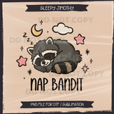 Sleepy Jimothy Seamless File + Matching PNGs
