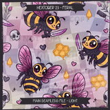 Hextober #23 FERAL Seamless File + Matching PNGs