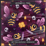 Hextober #23 FERAL Seamless File + Matching PNGs