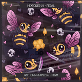 Hextober #23 FERAL Seamless File + Matching PNGs