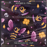 Hextober #23 FERAL Seamless File + Matching PNGs