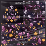 Hextober #23 FERAL Seamless File + Matching PNGs