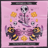 Hextober #23 FERAL Seamless File + Matching PNGs