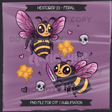 Hextober #23 FERAL Seamless File + Matching PNGs