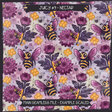 JUICY #9 NECTAR Seamless Files + Matching PNGs