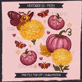 Hextober #22 MOTH Seamless File + Matching PNGs