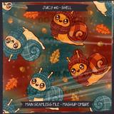 JUICY #10 SHELL Seamless Files + Matching PNGs