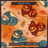 JUICY #10 SHELL Seamless Files + Matching PNGs