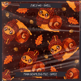 JUICY #10 SHELL Seamless Files + Matching PNGs