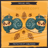 JUICY #10 SHELL Seamless Files + Matching PNGs