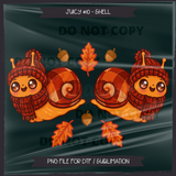 JUICY #10 SHELL Seamless Files + Matching PNGs