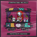 NBC Christmas Character Trains - Mashup Seamless File + Matching PNGs